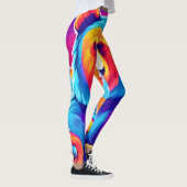 Trillende beer in de sneeuw leggings (Rechts)