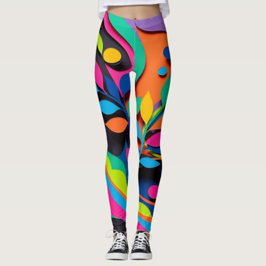 Trillende Blad Golf Harmonie Leggings (Voorkant)