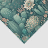 Trillende Cactus Dreams Tissue Paper Tissuepapier (Detail)