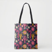 Trillende Cactus en Zon Wellness Tote Tas (Voorkant)