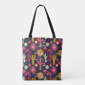 Trillende Cactus en Zon Wellness Tote Tas (Achterkant)