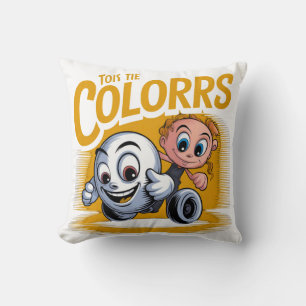 Trillende Cartoon Pop Art Worpkussen Moderne Decor Kussen