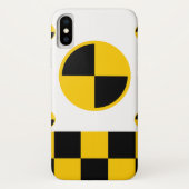 Trillende crashtestmarkers Case-Mate iPhone case (Achterkant)