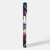 Trillende Crystal Burst Hoesje Abstract Geometri (Achterkant / Rechts)