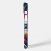 Trillende Crystal Burst Hoesje Abstract Geometri (Achterkant / Links)