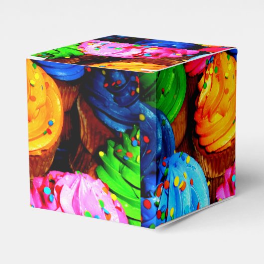 trillende cupcakes bedankdoosjes (Voorkant Zijde)