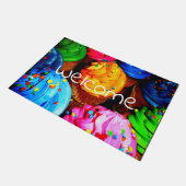 trillende cupcakes deurmat (Schuin)