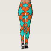 Trillende digitale printleggings - Perfecte pasvor Leggings (Achterkant)
