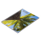 Trillende exotische palmboom notitieboek (Linkerzijde)