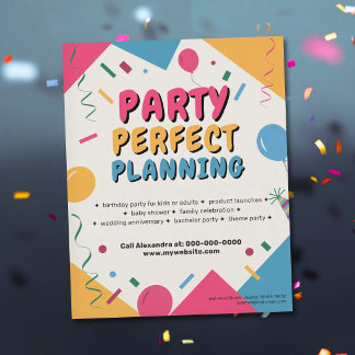 Trillende Feest Planner Flyer