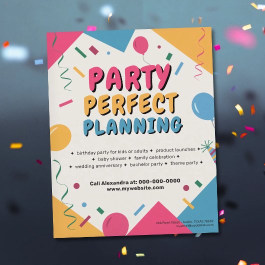 Trillende Feest Planner Flyer
