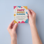 Trillende Feest Planner Flyer (Hand)