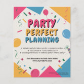 Trillende Feest Planner Flyer (Voorkant)