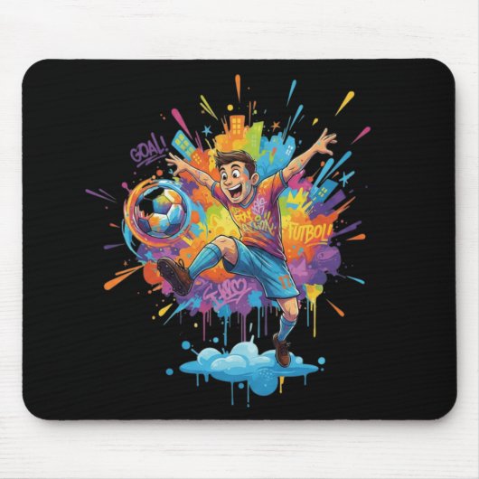 Trillende Gamer Spat Muismat (Voorkant)