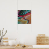 Trillende Geode Poster (Keuken)