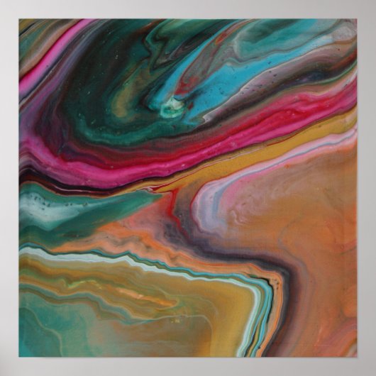 Trillende Geode Poster (Voorkant)