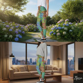 Trillende geometrieleggings leggings