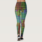 Trillende geometrieleggings leggings (Achterkant)