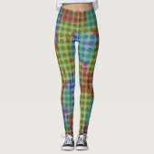 Trillende geometrieleggings leggings (Voorkant)