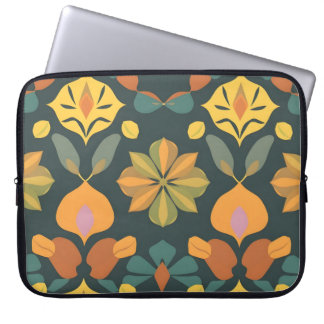 Trillende Geometrische Laptophoes 15" - Kleurrijk Laptop Sleeve