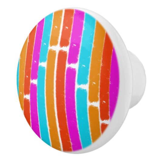 Trillende Geschilderde Strepen - de Knop van de (Rechts)
