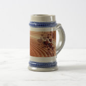 Trillende harten 22 oz Stein Bierpul (Voorkant rechts)