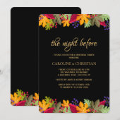 Trillende Herfst Uitnodiging (Voorkant / Achterkant)