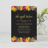 Trillende Herfst Uitnodiging (Staand voorkant)