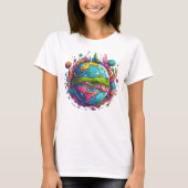 Trillende hippie ziel t-shirt (Voorkant)