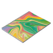 trillende kleur kunst notitieboek (Linkerzijde)