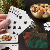 trillende kleur kunst pokerkaarten (Insitu)