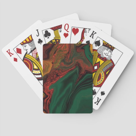 trillende kleur kunst pokerkaarten (Achterkant)