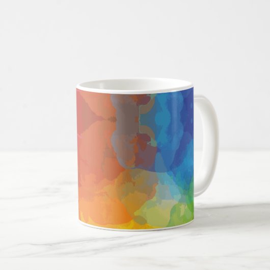 Trillende Kleur Ontploffingen Koffiemok (Voorkant rechts)