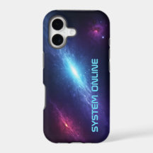 Trillende Kosmische Melkweg Sci Fi Abstract Blauw