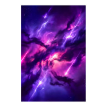 Trillende Magenta Kosmische Leegte Nevel Kunst