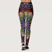 Trillende Mandala-Leggings Leggings (Achterkant)