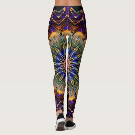 Trillende Mandala-Leggings Leggings (Achterkant)