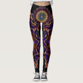 Trillende Mandala-Leggings Leggings (Voorkant)