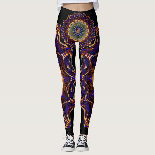 Trillende Mandala-Leggings Leggings (Voorkant)
