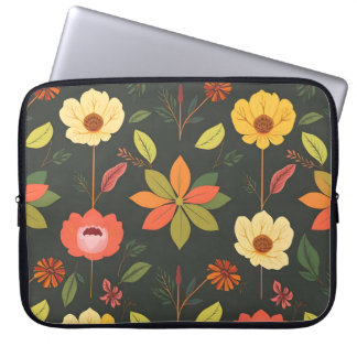 Trillende Natuur Laptophoes 15" - Kleurrijke Decor Laptop Sleeve