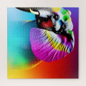 Trillende Olifant Onderzetter Glas Coaster Geschen Legpuzzel (Horizontaal)