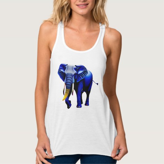 Trillende Olifant Tanktop (Voorkant)