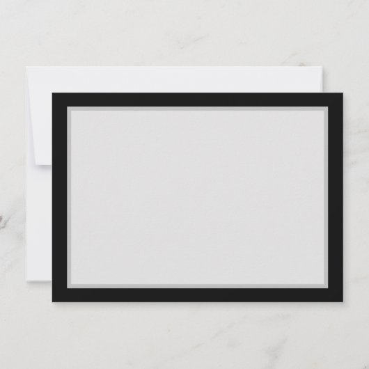 Trillende oneindigheid met regenboogvlinder op zwa notitiekaartje (Achterkant)