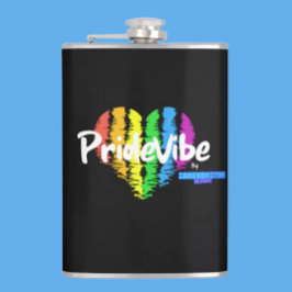 Trillende PrideVibe-fles: draag trots met regenboo Heupfles