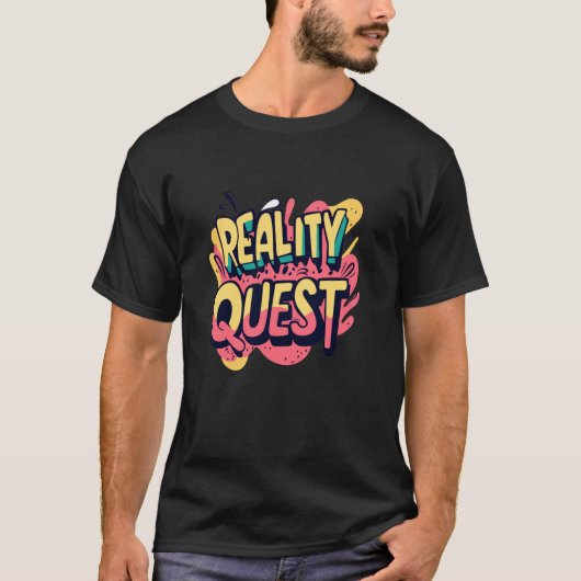 Trillende Realiteit Quest Verklaring voor Beginner T-shirt (Voorkant)
