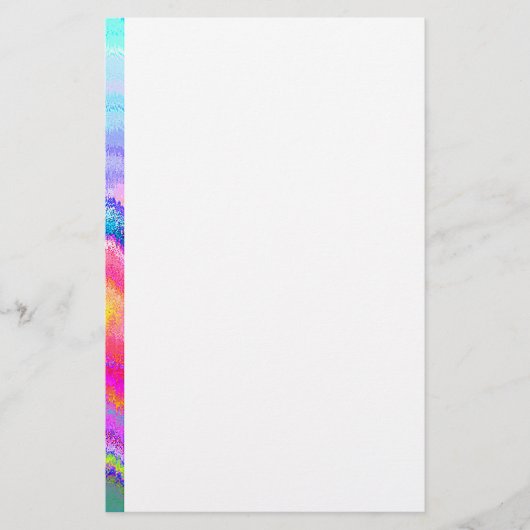 Trillende regenboog briefpapier (Voorkant)