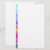 Trillende regenboog briefpapier (Voorkant / Achterkant)