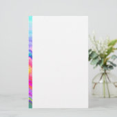 Trillende regenboog briefpapier (Staand voorkant)