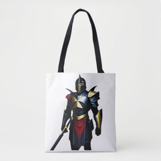 Trillende Ridder Mini Tote Tas (Voorkant)