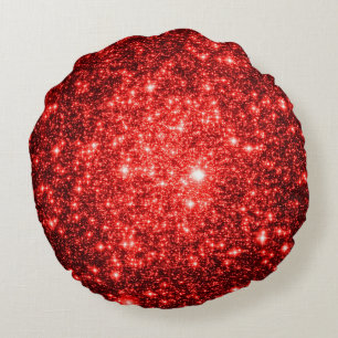 Trillende Rood Glitter Sterren Kussen